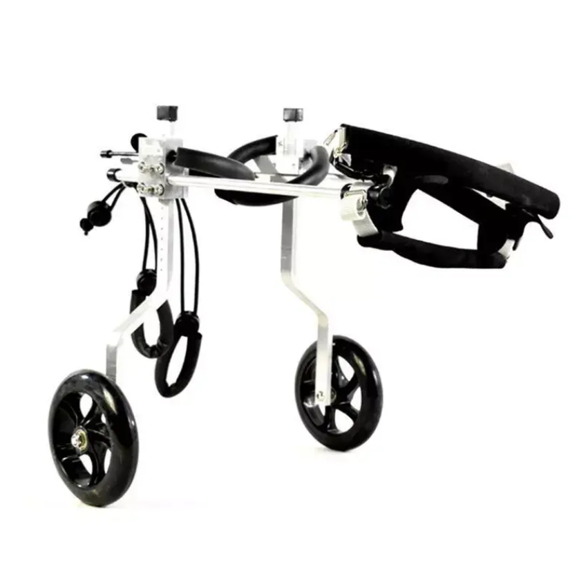 Adjustable Dog Cart 2 Wheels Chair Pet Mobility Wheelchair