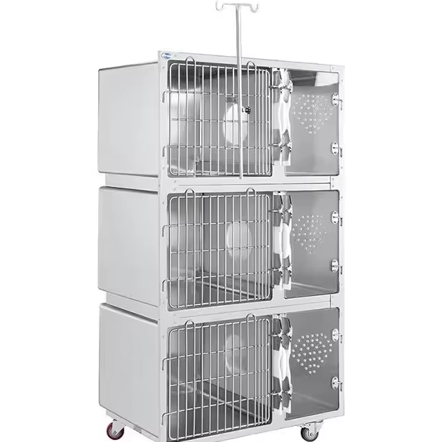 Stainless Steel 3-Layer Cat Cage Large Cat Cage – MAIKONG