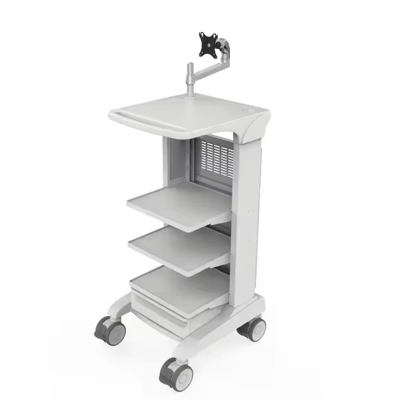 Customizable Endoscopic Cart Endoscope Trolley Cart with Aluminium by MAIKONG