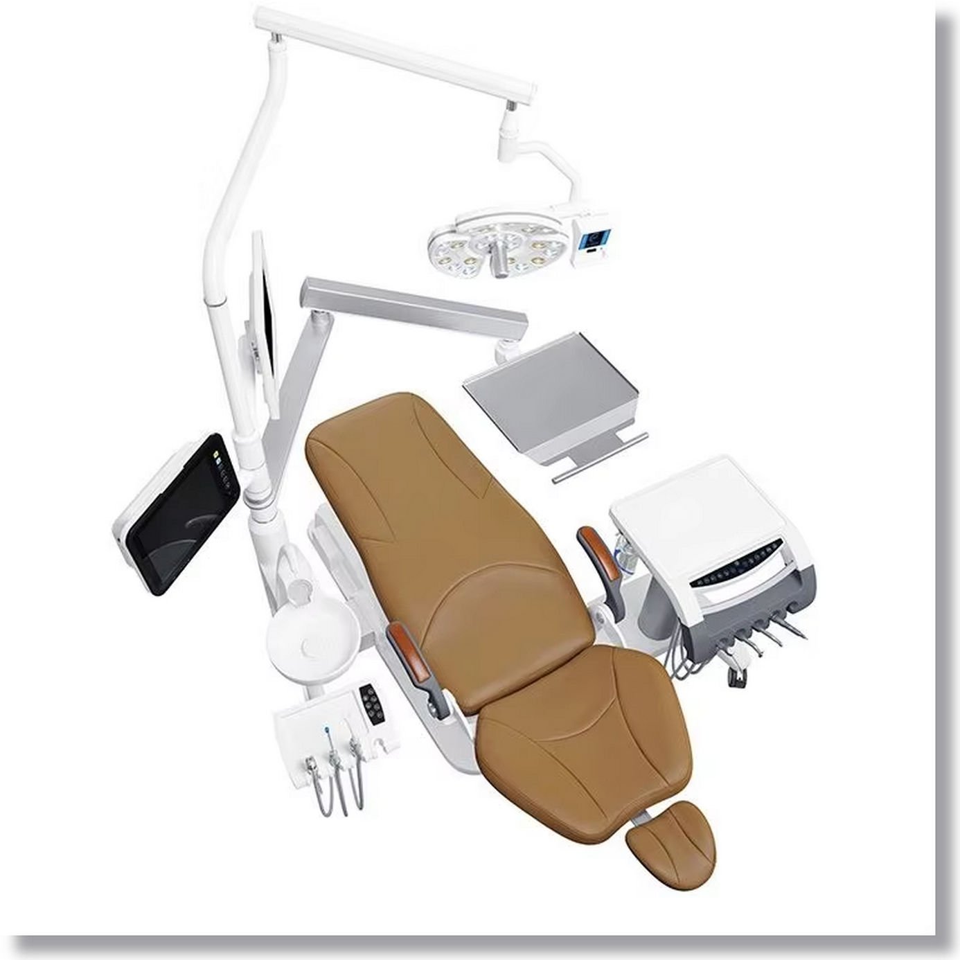 Newest Sinol Dental Chair Hengde Dental Chair by MAIKONG